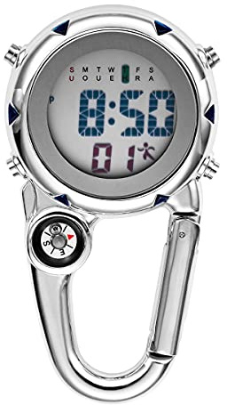Taschenuhr mit Karabiner Avaner Unisex FOB Analog Quarzwerk Krankenschwesteruhr für Klettern Sport