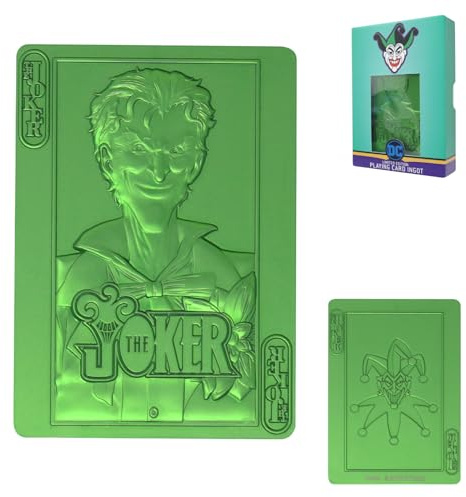 Fanattik DC Comics Lingot The Joker Spielkarte Limited Edition