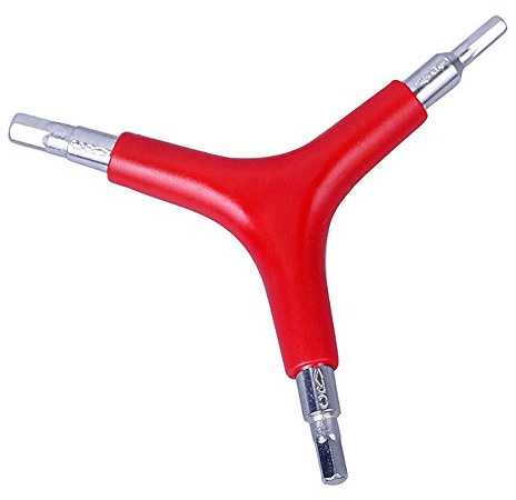 Y-Schlüssel Innensechskant für Fahrräder, DREI-Arm Schraubendreher mit 4/5/6mm Schrauben, Radpflegewerkzeug Multifunktionswerkzeug