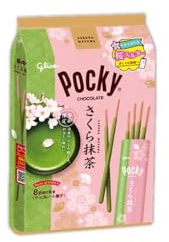 GLICO POCKY SAKURA MATCHA PACK (8 x 12,7 G) 101,6 G Japon
