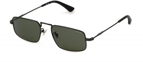 POLICE Herren SPLN31 Sonnenbrille, MATT GUN METAL, 53