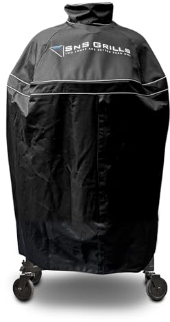 SnS Grills Slow 'N Sear Kamado Housse de protection imperméable et résistante aux UV pour barbecue d'extérieur