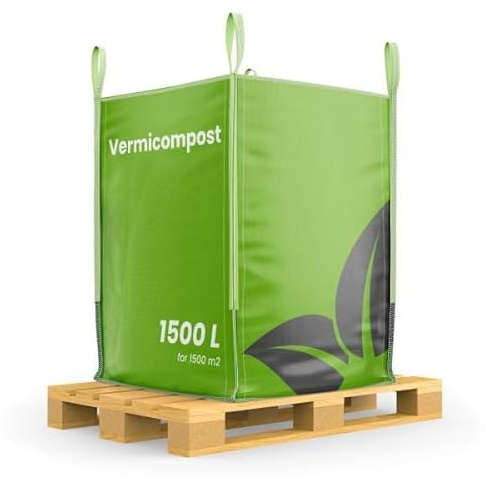 Humus De Vers - 1500 L Pour 1500 M2 - Lombricompost De Haute Qualité Pour Plantes - Engrais Et Amendement Naturel, Riche En Nutriments - Organifer