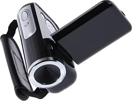 POPETPOP Videocamera Digitale Portatile 16mp Schermo 2 per Vlog, Compatta e Leggera, Supporto Scheda Memoria Fino 32gb, per Viaggi e Riprese Outdoor, Colore Nero