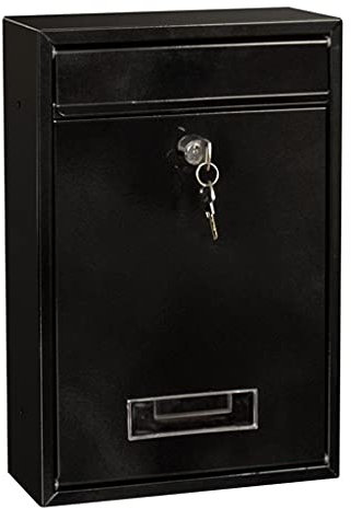 NSTVVEE Cassetta Postale Esterna con Montaggio a Parete, Cassetta Postale di Sicurezza con Serratura, per la Decorazione di casa e Giardino, per Lettere, giornali, riviste (Confezione da 3