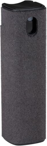 Grundig Bildschirmreiniger Set – 2-in-1 Spray & Mikrofasertuch – Nachfüllbar – Streifenfreie Reinigung für Laptop, Monitor, TV, Tablet, Smartphone – Grau – Kompakt & hygienisch