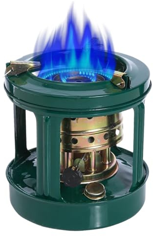 Petroleumkocher, Camping Grillheizer, Winddichter Brenner Mit 8 Baumwolldochten Für Camping Wandern Kochen 2-3 Personen