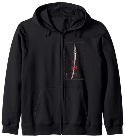 Samurai Spada Anime Ragno Giglio con Giapponese estetica Felpa con Cappuccio