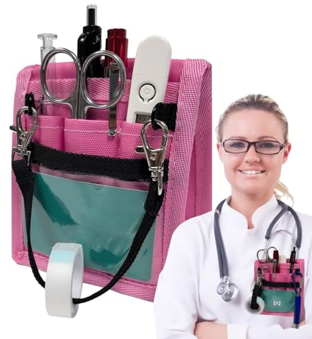 Nurse Fanny Pack - Organizer För Midjepåse Med Flera Fack | Litet Midjebälte Med Tejphållare Verktygsförvaring, Amningsväska, Amningsväska För Stetoskop, Bandage Och Pennor