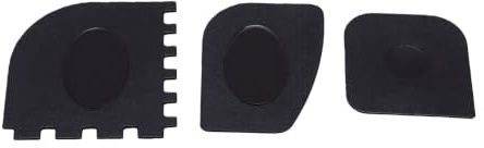ZJchao Grattoirs pour Casseroles, Grattoir de Nettoyage avec Tête Souple en PC, 3 Formes, Résistant à la Chaleur, Enlève l'huile épaisse et Les Résidus Brûlés dans Les Bords et (3PCS)