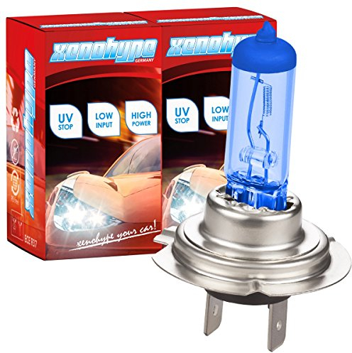 XENOHYPE 2x H7 Xenon Look Ultra 6000K Halogenlampe 12V 55 Watt PX26d