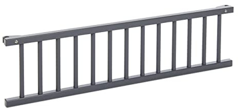 babybay Verschlussgitter für Stubenwagennutzung passend für Modell Boxspring XXL, schiefergrau lackiert