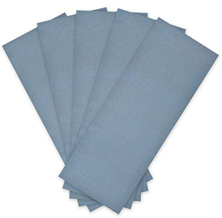 sourcing map 5 pz 8000 Grane Wet Dry Impermeabile Carta Vetrata Assortimento 3.6 X 9 Fogli di Carta Abrasiva per Mobili In Legno Metallo Lucidatura