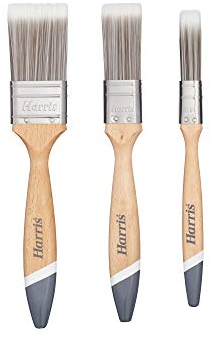 Harris 103011012 Ultimate Wall & Ceilings Malerpinsel 3er Pack, 1 x 0,5, 1 x 1, 1 x 1,5