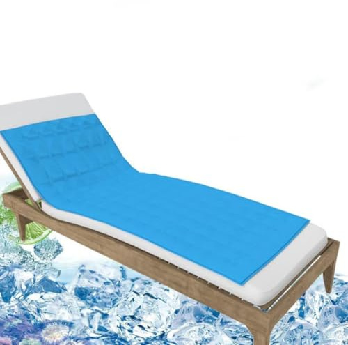 Kühlendes Gel-Kissen für Bett Magic Cooling Mat Topper Mat - 100% sicher und sauber (170 x 70 cm)