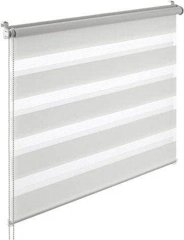 YOURSOL Doppelrollo EasyFix, Rollos ohne Bohren, Verdunklungsrollo, Weiß, 75 x 200 cm