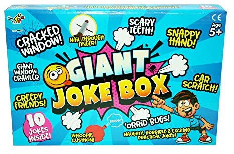 D.A.Y. Republic Classic Horrid Practical Jokes Game Box, Children Action Prank Kit for Friendly Jokes to Family & Friends, Kids Tricks Based Game for Boys & Girls 6 Years and Up (10 Pieces Joke Box)