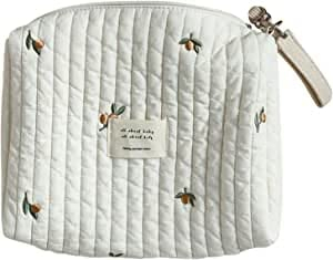 ABenxxou Newborn Essentials Wickeltaschenorganizer für Babys, tragbar, Mini-Windeltaschen, Wickeltasche, Umhängetasche, einzigartiger Reißverschluss, Stickerei, Bär, bedruckt, Maman, Reisetasche