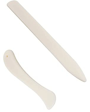 2PCS Bone Folder Paper Creaser Scoring Board Tool for Making Card Bookbinding Crafts Leather