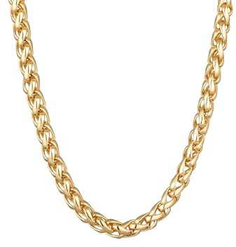 Elli Halskette Damen Glieder Basic Trend Ösenverschluß Goldfarben