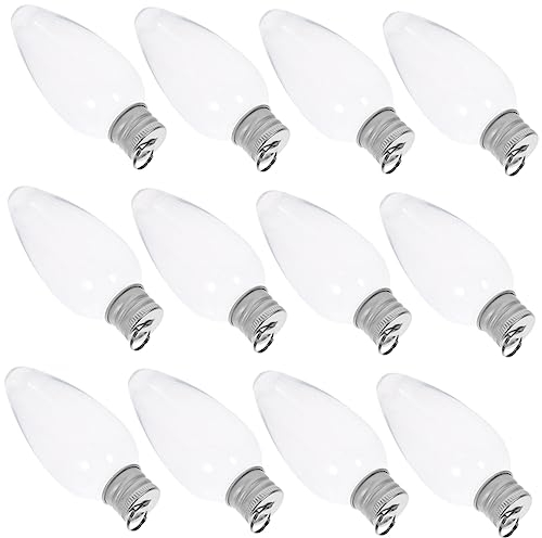 WOFASHPURET 24 Stück Birnenförmige Bonbonbehälter 35ml Befüllbare Weihnachtsornamente Aus Kunststoff Dekoration Für Hochzeiten Partys Weihnachten Durchsichtige Süßigkeitenbehälter Mit