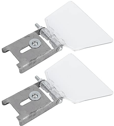 Leopacat Scudo per Smerigliatrice, Paraocchi per Smerigliatrice da Banco Kit Sostituzione Protezione per Gli Occhi Accessori Fissaggio in Acciaio Inossidabile Copertura Sicurezza Protezione