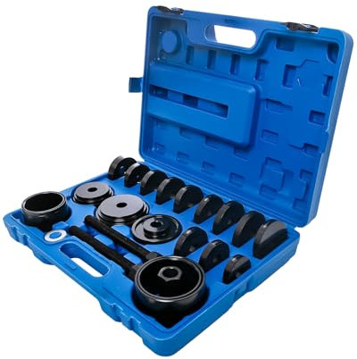 SIXIWANZI 24pc Wheel Bearing Press Kit for Easy Removal & Installation FWD Bearing Press Kit
