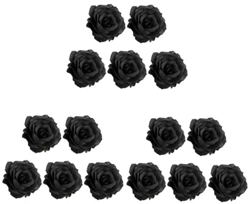 FRCOLOR 15 Pièces Rose Accessoire Funéraire Rose Broche Pince À Cheveux Coiffure Broche Funéraire e Funéraire Pince À Cheveux
