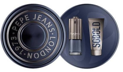 Pepe Jeans SoBold For Him Parfüm Herren Set 2-teilig | Geschenkset, Eau de Parfum 100ml und Duschgel 100ml, Parfümset Holziges und Aromatisches