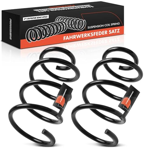 Frankberg 2x Suspension Spring Compatible with NV400 Bus X62 X62B NV400 Box X62 X62B Movano B Bus X62 Movano B Platform/Chassis X62 Master III Box FV Replace# 5401000Q2E