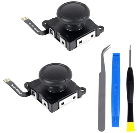 Greabuy Joysticks pour manette de remplacement - Accessoire 3D analogique avec réparation