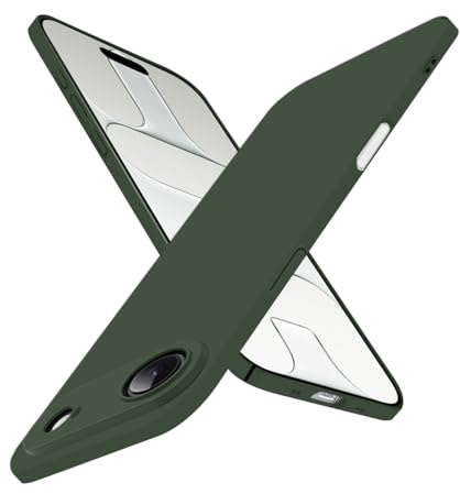 Puxssul Super Thin for iPhone Air Case, Ultra Slim Skin-Friendly Hard Cover [Full Camera Protection] [Smooth Matte Finish], Sleek Minimalist Phone Case for iPhone Air 6.5 inch 2025, Green
