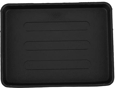 Cabilock Piastra Barbecue in Ghisa Spessa Antiaderente e Durevole Compatibile con Tutte Calore per Grigliate Indoor e Outdoor per Carne e Verdure