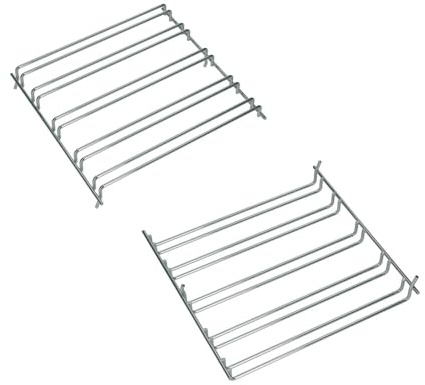Kit Griglia Destra + Sinistra Supporto Laterale Forno 215 x 95 x 35 mm | Telaio Porta Teglie e Griglie Supporto Interno per Leccarde per Forno Cucina Compatibile con Ariston Ed Ulteriori