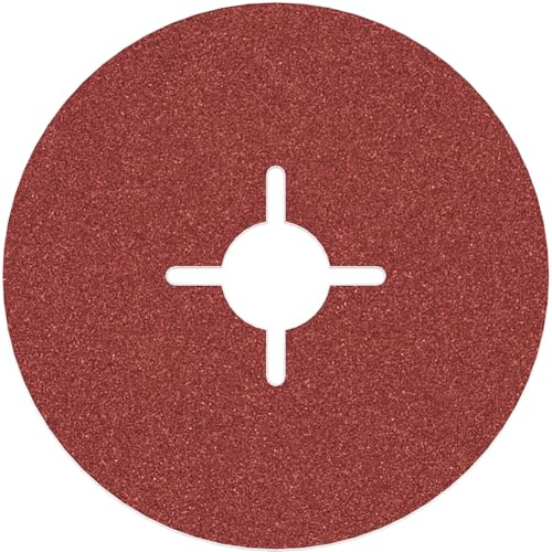 Bosch Professional 2608621608 Disco Abrasivo in fibra R780 Best for Metal and Inox, Metallo e Acciaio Inox, Ø 115 mm, Grana 100, Accessorio per Smerigliatrici Angolari
