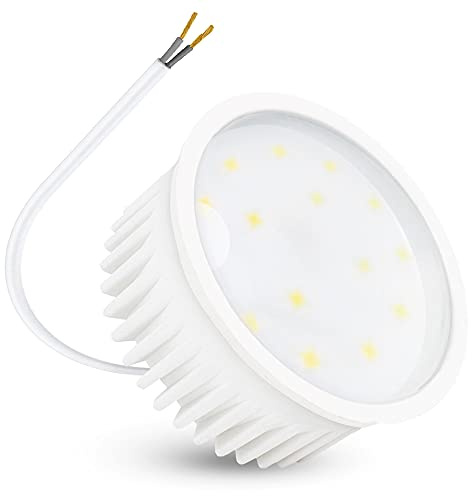 SSC-LUXon FM-2 LED Modul fourSTEP 5W warmweiß 110° GU10 Ersatz dimmbar | Flaches LED-Modul FM-2 warmweiß ohne Dimmer - Helligkeit in 3 Stufen am Schalter, 110° breiter Winkel, GU10-Ersatz, 20cm