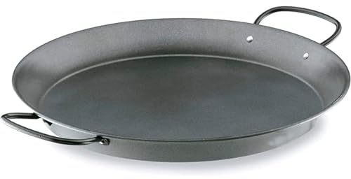 Suinga Paellera de Acero al Carbono | Antiadherente | 45 cm | 12 Raciones | Paellera Profesional