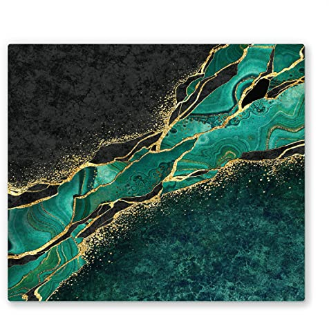 60x52cm - Herdabdeckplatte, Herdabdeckung für Glaskeramik-Kochfelder, Gehärtetes Glas, 60x52cm, mehrfarbig, Schneideplatte
