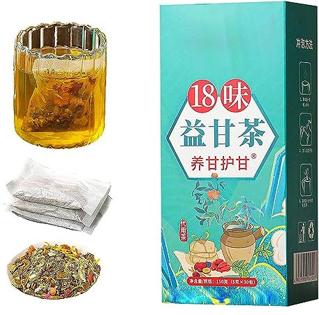 18 Flavors Liver Care Tea - 18 Flavors of Liver Protection Tea,Daily Liver Nourishing Tea,Chinese Nourishing Liver Tea,18 Different Herbs,Everyday Nourishing Liver Tea for All People (1Box)