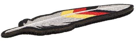 TEHAUX Kompakter Deutschland Flagge Aufnäher Mit Federmotiv Bestickt Kleines Patch Mit Haken Und Ösen Dekorativer Diy Mantel Hut-patch Zum Reparieren Und Verzieren Von Kleidung