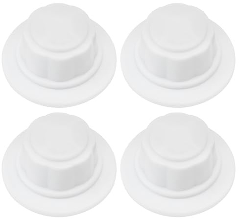EMSea 4 Piezas Cubierta Tuerca Ventilador Eléctrico Compatible con Ventiladores 12/14/16 Pulgadas Compatible con Varios Modelos Cubierta Tuerca Ventilador Pedestal Suministros Ventiladores Tapas