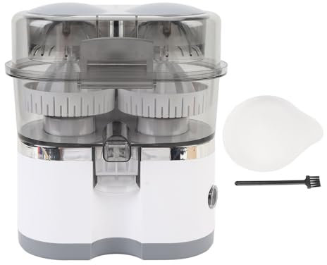 Exprimidor de Cítricos Eléctrico de Doble Cabezal Extractor de Exprimidor Portátil Ideal para Jugo de Naranja, Limón, Kiwi, Uva, Pomelo, Fácil de Limpiar, Potencia de 100 W para