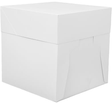 AUTSUPPL Birthday Cake Box with Cake Board Packaging for Weddings Birthdays and Special Events Convenient Transport and Display