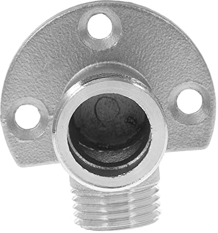 Toddmomy Faucet Wall Elbow Shower Hose Connector 304 Stainless Steel Outdoor and Indoor Faucet Installation Kit Exposed Wall Mount for Garden and Bathroom Shower Systems