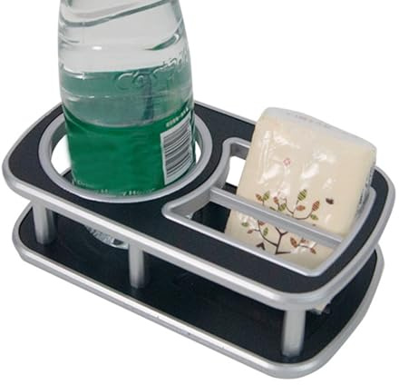 Porta-bevande per cruscotto auto, supporto per tazza e telefono, organizer per bottiglie, lattine e smartphone, supporto universale per bevande per un facile accesso e stoccaggio