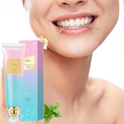 Pasta Dientes Blanqueadora, Blanqueante pasta dental, Crema Dental Seguro con el Esmalte, Pasta Dental Blanqueadora, Dentrifico Blanqueador, Elimina Manchas Profundas