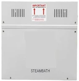 JHXHFJXZ 12 kW Dampfdusch-Set, Dampfbad-Spa-Generator, Hamam-Dampfduschgenerator mit Selbstentleerung Mit Wassermangel- und Überhitzungsschutz