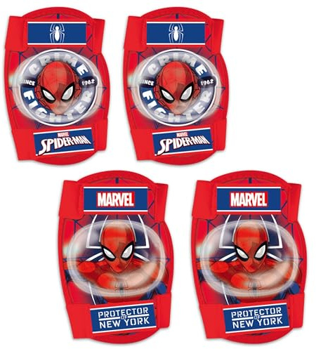 MARVEL Spider-Man Knee and elbow protectors for children, children's protectors SET