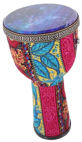 ERINGOGO Leichte Djembe für Kinder aus Pvc mit Feiner Verarbeitung 8 Zoll Handtrommel für Anfänger und Musikalische