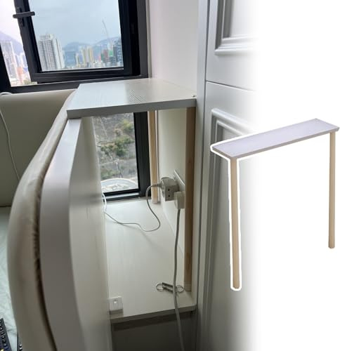 Extensor para Alféizar de Ventana Extensor de Encimera de Esquina con Placa Anticaídas, Estante Extensor para Alféizar de Ventana Que Ahorra Espacio para Sala de Estar(50x35x60cm(20x14x24in))